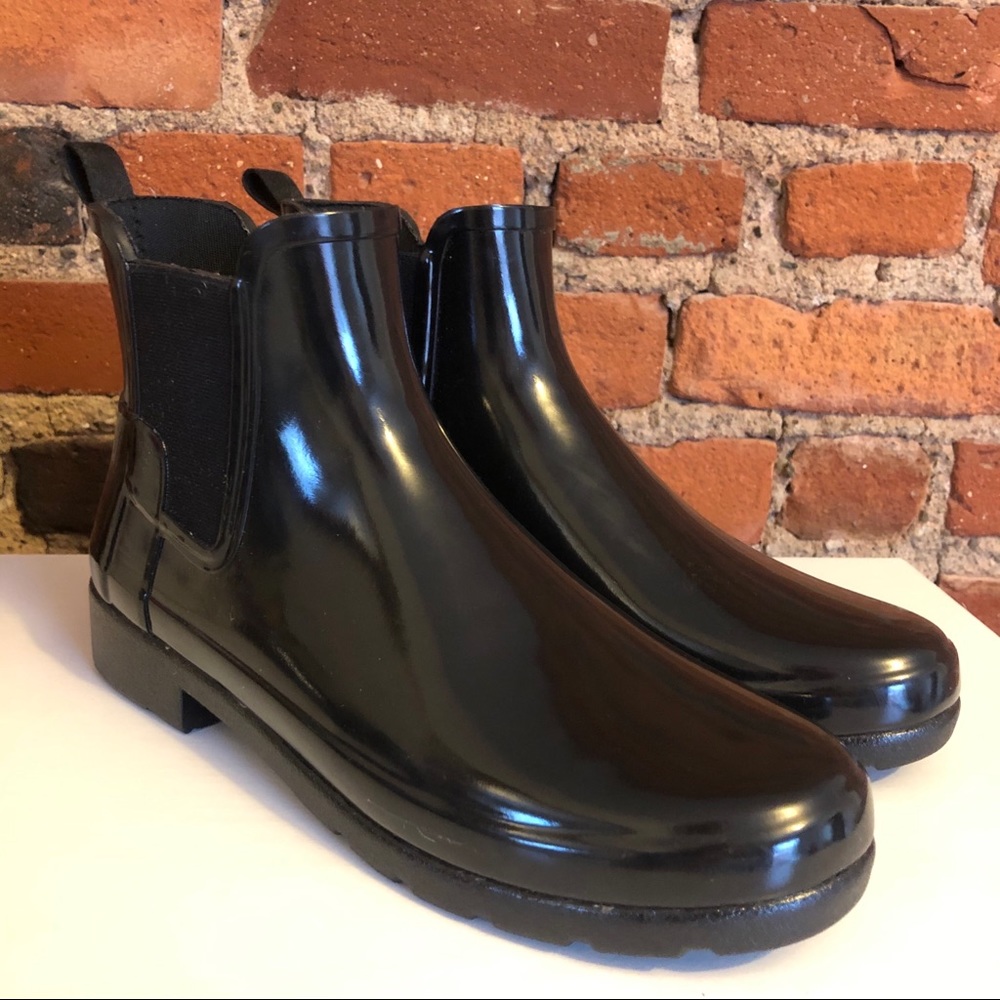 NWOT Hunter refined chelsea rain boots 8
